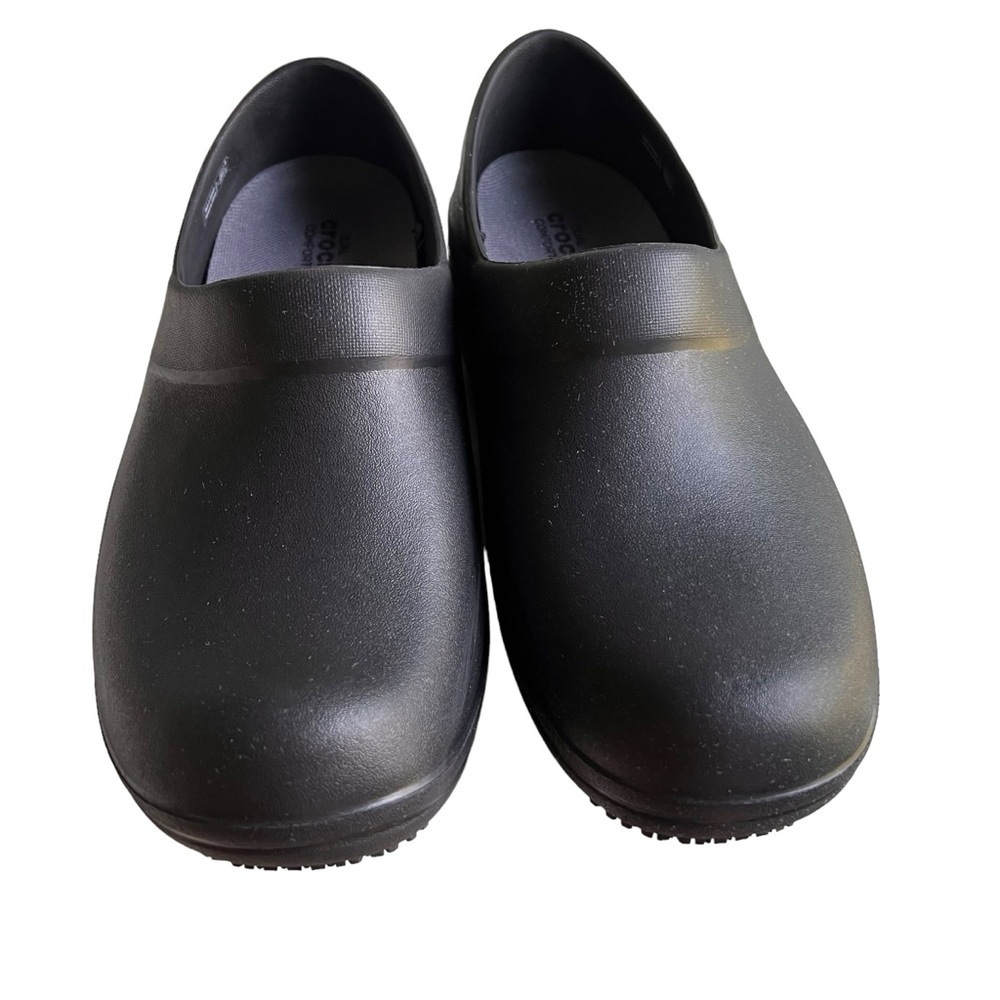 Crocs On The Clock Work Slip On Clogs Slip Resist… - image 4